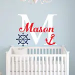 YOYOYU Personalized Name Baby Nursery Room Wall Sticker Custom Name For Girl and Boy Wall Decal Nursery Mural Poster Decor  W-27 - Image 5