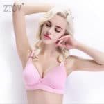ZTOV Cotton maternity women underwear nursing bra wire free lace breastfeeding bra for pregnant women Underwear clothes 32-34 BC
