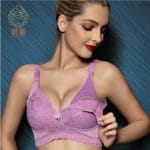 ZeeChi Maternity Nursing Bra for Breast Feeding Cotton Front Closure Pregnant Women Underwear upper opening B C D E F Cup  A103N