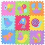 baby EVA Foam Play Puzzle Mat/9pcs/lot Interlocking Exercise Tiles Floor Mat for Kid,Each 30cmX30cm - Image 2