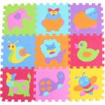 baby EVA Foam Play Puzzle Mat/9pcs/lot Interlocking Exercise Tiles Floor Mat for Kid,Each 30cmX30cm