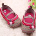 born Baby Girls Flower Ruffled Shoes Toddler Soft Bottom Kids Crib First Walker New - Image 2