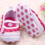 born Baby Girls Flower Ruffled Shoes Toddler Soft Bottom Kids Crib First Walker New