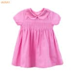cute short sleeve baby girl dress 1 year infant girl dresses children clothes cotton fabric yellow summer dress children clothes - Image 2