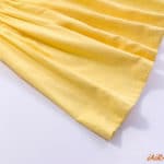 cute short sleeve baby girl dress 1 year infant girl dresses children clothes cotton fabric yellow summer dress children clothes - Image 4