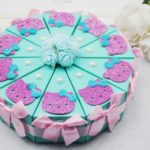 free shipping 50pcs/lot  Hello Kitty Blue Wedding Candy  Favor Boxes Kids Birthday Party Candy Gifts  Boxes baby shower favors - Image 3