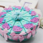 free shipping 50pcs/lot  Hello Kitty Blue Wedding Candy  Favor Boxes Kids Birthday Party Candy Gifts  Boxes baby shower favors - Image 6