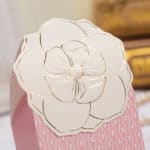 free shipping 50pcs/lot elegant floral embossed  Favor Box for wedding , party , baby shower CB3509 - Image 2