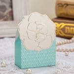 free shipping 50pcs/lot elegant floral embossed  Favor Box for wedding , party , baby shower CB3509 - Image 3