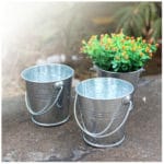 free shipping wholesale 50pcs color silver Cute Chocolate Candy Bucket Keg wedding party candy collection baby shower favors