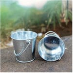 free shipping wholesale 50pcs color silver Cute Chocolate Candy Bucket Keg wedding party candy collection baby shower favors - Image 3