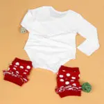 infant girl christmas clothes	 baby jumper clothing 2pcs Romper + Socks infant costumes girls new born baby girls lowest price - Image 2