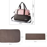 (insular) Nappy handbags multifunctional baby diaper bags large capacity mother mummy messenger bags stroller bag baby care bags - Image 4