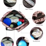 (insular) Nappy handbags multifunctional baby diaper bags large capacity mother mummy messenger bags stroller bag baby care bags - Image 5