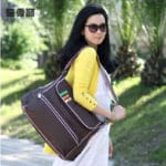 (insular) casual solid waterproof nylon maternity mummy diaper bag baby nappy care stroller bag mother messenger bags - Image 3
