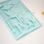 laser cut wedding cards ,event and party supplies wedding invitation beautiful girl design baby shower gift - Image 5