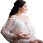maternity dresses Women Pregnant Photography Props Dresses Lace Strapless Dress White drop shipping clothes for Pregnant women