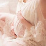 maternity dresses Women Pregnant Photography Props Dresses Lace Strapless Dress White drop shipping clothes for Pregnant women - Image 4