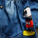 new Autumn Spring Casual baby Kids infant Children girls cartoon Mouse printing Double-breasted Dress cardigan  Y1961 - Image 4