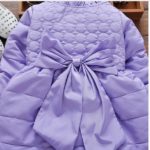 new autumn winter dress baby dress baby princess dress children long-sleeved dress girls thick padded jacket Free shipping 0-2T - Image 4