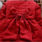 new autumn winter dress baby dress baby princess dress children long-sleeved dress girls thick padded jacket Free shipping 0-2T - Image 5