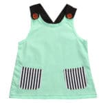 new born baby dress Summer Clothes Infant Kids Baby Girl  shirt Blouses Tops Toddler green color