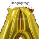 oh baby its a boy its a girl balloons  baby shower decorations boy girl shower banner  Gender Reveal gold silver letter balloon - Image 2