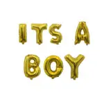 oh baby its a boy its a girl balloons  baby shower decorations boy girl shower banner  Gender Reveal gold silver letter balloon - Image 3
