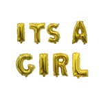 oh baby its a boy its a girl balloons  baby shower decorations boy girl shower banner  Gender Reveal gold silver letter balloon - Image 4