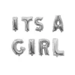 oh baby its a boy its a girl balloons  baby shower decorations boy girl shower banner  Gender Reveal gold silver letter balloon - Image 6