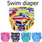 [simfamily] 1pc Baby Swim Diapers Size Adjustable Washable Nappies Pool Pant Swim Waterproof Cloth Diaper Cover for baby 3-15kg - Image 2