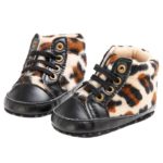 winter Baby shoes Cotton Cloth Kids Girl boys first walker Lace-Up Soft Sole Crib Toddler Newborn Crib footwear imation fur